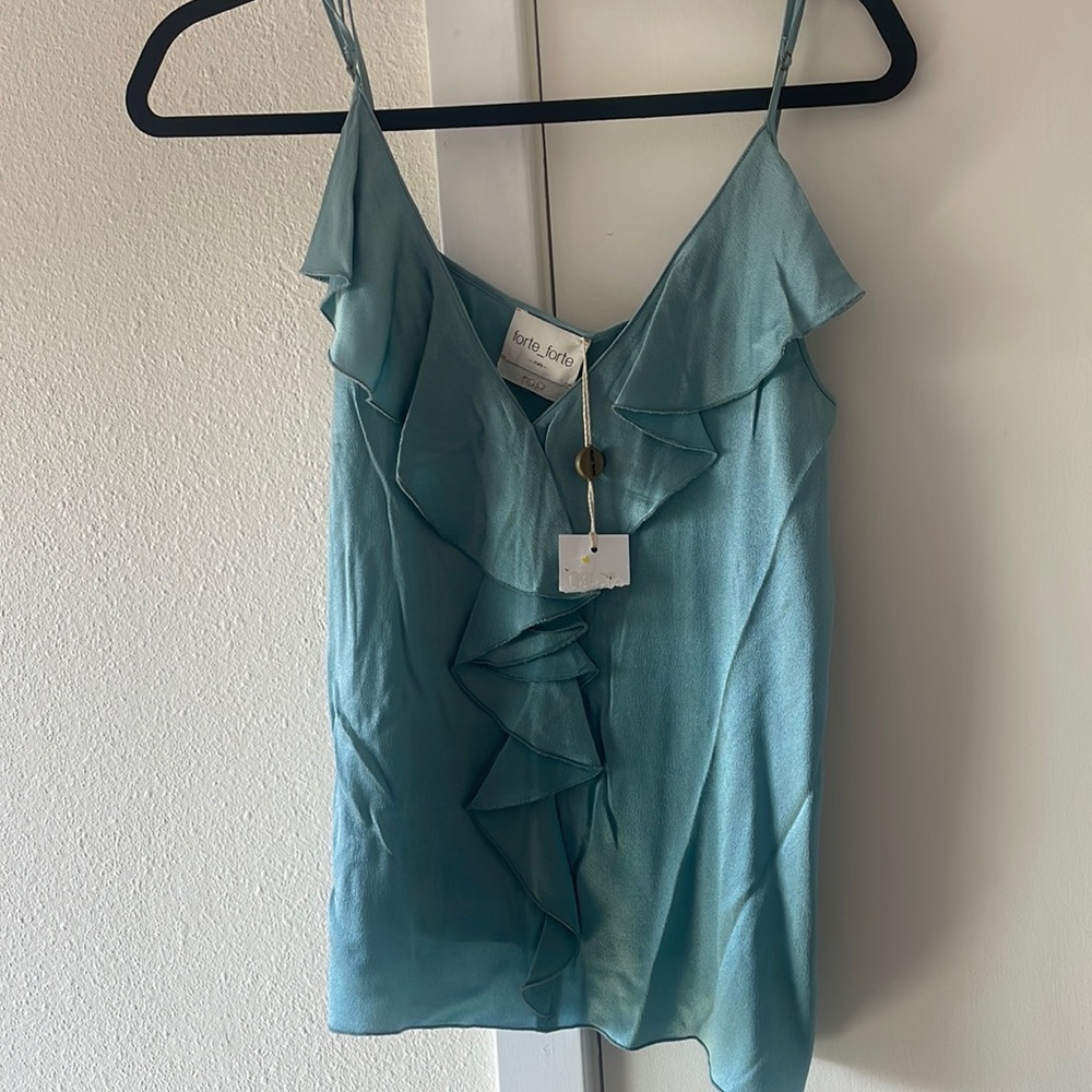Silk camisole tank top